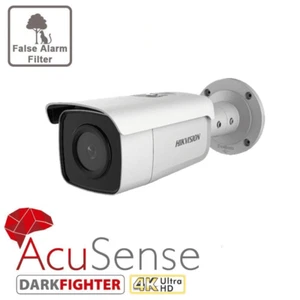 HIKVISION DS-2CD2T86G2-4I 8MP ACUSENSE/DARKFIGHTER BULLET 4mm Lens 80m IR - Picture 1 of 2
