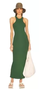 Sold out! Revolve clothing FWRD Double Halter Long Dress Green S - Picture 1 of 7
