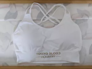 Sports Bra Crop Top GYM SPORTS YOGA PILATES - Picture 1 of 7