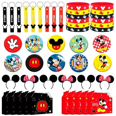 INBOXXARTY Disney Mickey Mouse Party Favors Gift Box Party Bags Mickey Mouse Party Supplies