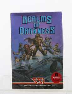 Realms of Darkness Apple II Complete CIB Sealed Map Pouch 1987 - Bild 1 von 13