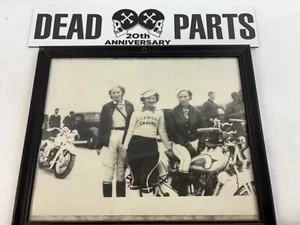 Imagen india en blanco y negro Lady Riders Motor Maids Duckworth Daytona - Imagen 1 de 3