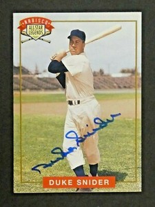 1994 Nabisco All Star Legends Duke Snider Signed Autographed Baseball Card