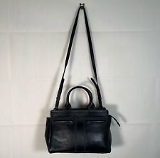Radley Bag Black Womens Size Medium Leather Handbag Over Shoulder Long Strap