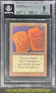 MTG Limited Edition Alpha 1993 Copper Tablet BGS 9.0 MINT Old School 93/94 - Picture 1 of 6