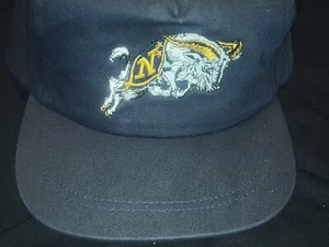 Vintage Colorado Leisure Navy Midshipmen College Bill Goat Logo Snapback Blue - Picture 1 of 4