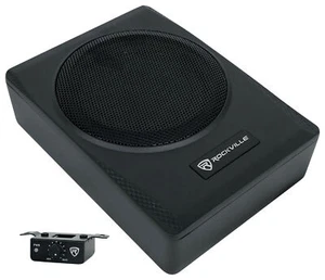 Rockville SS65P 400w 6.5" Slim Under-Seat Active Powered Car/Truck Subwoofer Sub - Picture 1 of 11