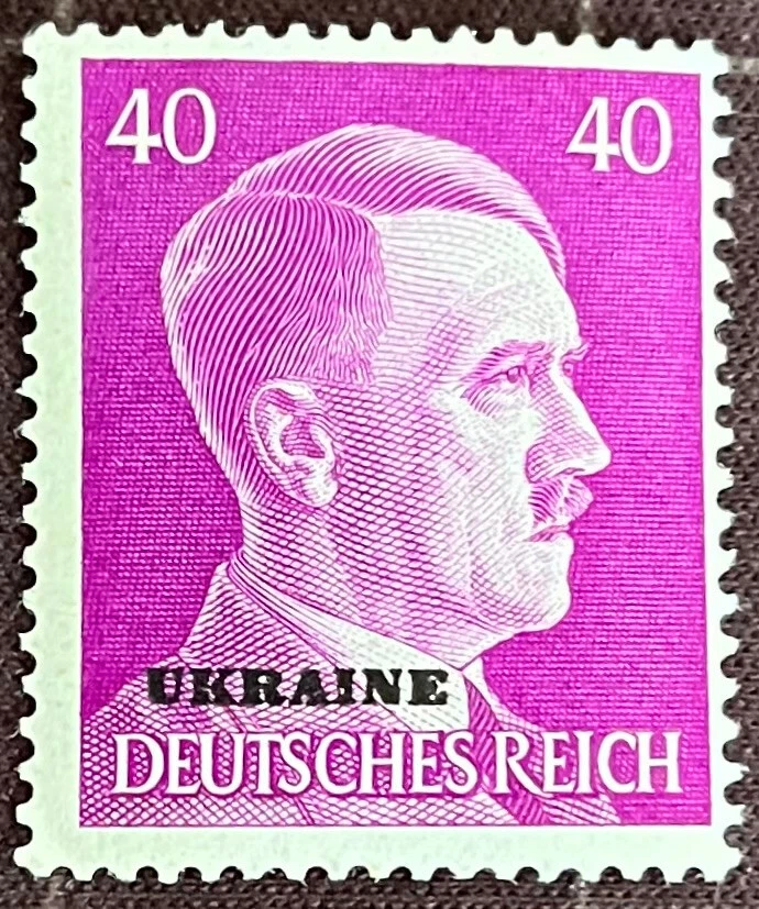 ALEMANIA / SELLO DE GUERRA / 40 PENIQUES / PÚRPURA Foto 1 de 1