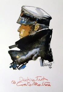 PRATT POSTER DEDICATED TO SHORT MALTESISCH UNSIGNIERT - Bild 1 von 1