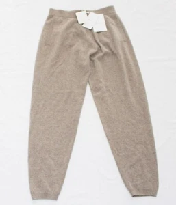 $750 New MAX MARA Leisure Cashmere KNITTED TROUSER Pants Women's SMALL S Brown - Picture 1 of 8
