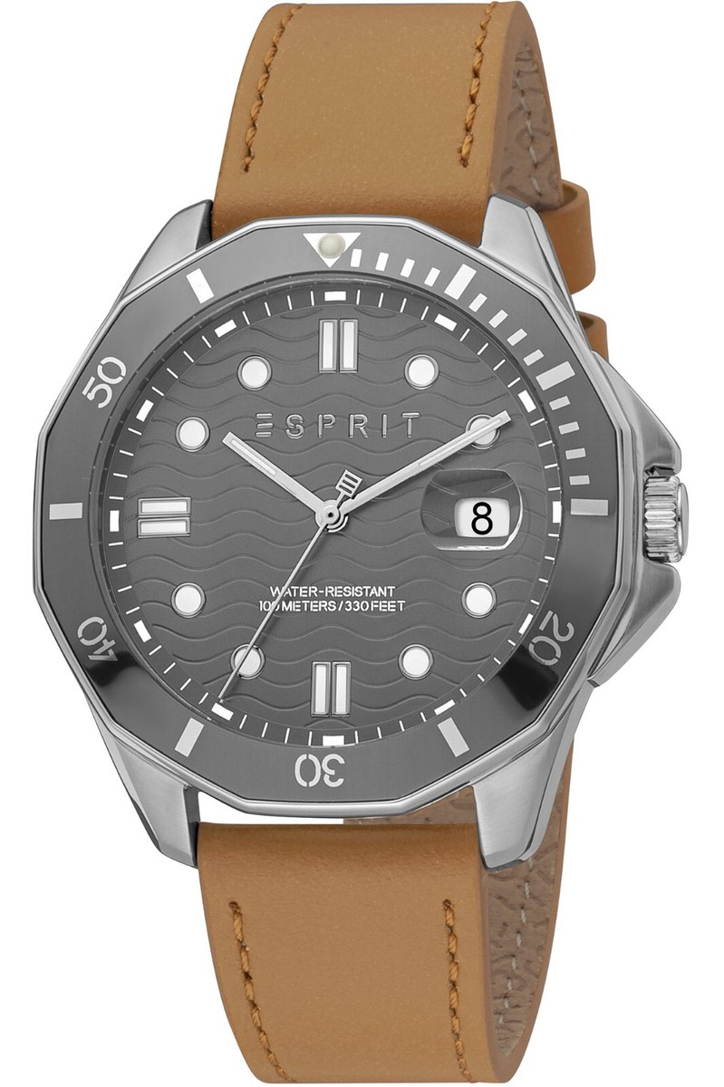 Leather Esprit Uhren Herren Chronograph Chronograph Watch Esprit