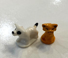 Vintage 1989 BlueBird Polly Pocket Country Cottage Cat and Dog Figures
