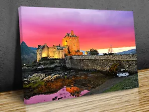 Eilean Donan Castle Scotland UK canvas print art wall framed or print only - Picture 1 of 6
