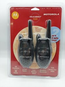 Motorola Talkabout T5420 Two Way Radio Black