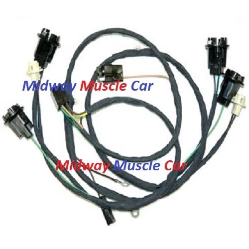 Arnés de cableado luz trasera carrocería trasera 69 Chevy Chevelle Malibu SS Chevrolet Foto 1 de 1