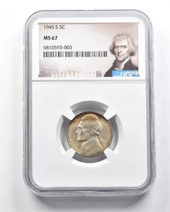 MS67 1945-S Jefferson Nickel NGC *3281 - Picture 1 of 3