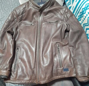Joop Echtlederjacke Jeans Braun - Bild 1 von 3