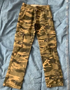 Shaun White Boy Camo SKINNY Jeans Size 8 ADJUSTABLE Stretch Waist 22.5" - 25" NJ - Picture 1 of 3