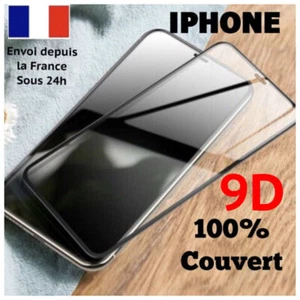 VERRE TREMPE IPHONE VITRE PROTECTION ECRAN 16 15 14 13 12 11 PRO MAX XR XS 8 7 6 - Imagen 1 de 45