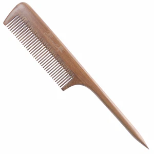 Hair Combs - Sandalwood Fine Tooth Comb - No Static Natural Aroma Wooden Tail Co - Picture 1 of 6