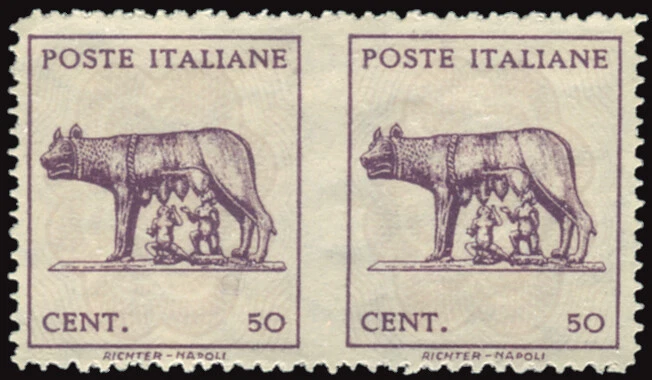 Watermarked magnifying glass horizontal pair variety - Image 1 of 1