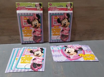 Minnie Mouse Disney Junior 19 Invitaciones de Cumpleaños 24 Tarjetas de Agradecimiento Selladas Foto 1 de 2