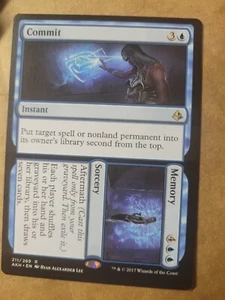 Compromiso/Memoria - Amonkhet Magic the Gathering Magic The Gathering Magic The Gathering AKH (211/269) Azul Raro LP/NM - Imagen 1 de 1