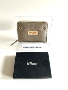 Nikon zipper case coin purse with box Novelty in hand - Picture 1 of 14