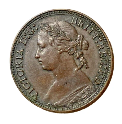 Great Britain, Victoria, Farthings (7): 1840, 1854, 1879, 1886, 1893, 1895, 1896 - Image 1 of 4