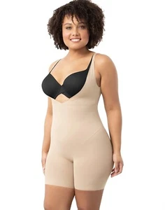 Maidenform Body Shaper mit offener Brust antistatischer Stoff in beige Größe L org. 62 $ - Bild 1 von 1