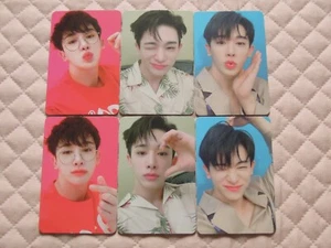 Tarjeta fotográfica Wonho 1er club de fans oficial WENEE V-LIVE KIT - Imagen 1 de 2