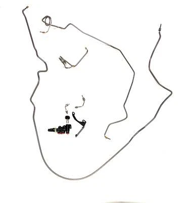 Líneas de freno de acero inoxidable Camaro/Firebird 77-81 con válvula ajustable para frenos eléctricos Foto 1 de 2