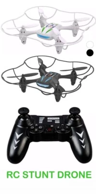 RC STUNT DRONE / Quadrocopter mit 4 Geschwindigkeit 360°-Flips 6-Axis-GYRO / 30m - Bild 1 von 4