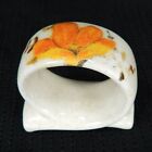 Mikasa Flower Fest Napkin Ring Holder Orange Floral - One Replacement