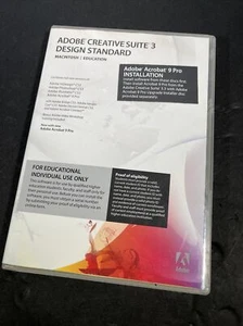 Adobe Creative Suite 3 Design Standard DVD (CS3 3 Disc) Macintosh Education - Picture 1 of 8