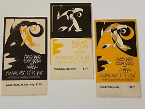 Original Konzertticket SET Miles Davis Elvin Bishop BG 6. - 9. Mai 1971 Fillmore - Bild 1 von 6