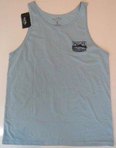 Salt Life Mens American Fish 100% Cotton Sky Blue Large Tank Top Nwt - Picture 1 of 5