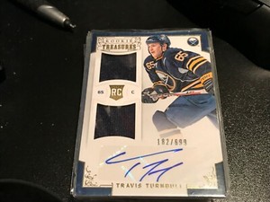 2012-13 Panini Rookie Anthology #107 Travis Turnbull JSY AU/699 RC rookie auto 