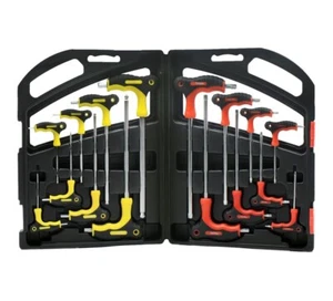 Set 16 chiavi lunghi a T 8 pz torx stella 8 chiave brugola esagonale - Foto 1 di 3