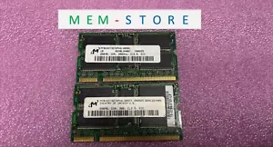 MT9VDDT3272PHG-265B1 Micron Original 2x256MB PC2100 DDR-266 ECC SODIMM MEMORY - Picture 1 of 1