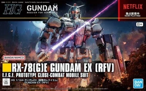 Model Kit Action Figure Gundam HG RX7 8EX RFV  1/144 Combat Mobile Suite Bandai - Foto 1 di 10