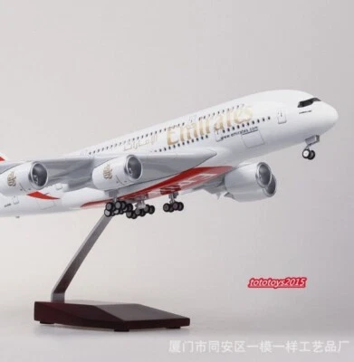 1/160 A380 Alloy Model Toy Without Lights For Civil Aviation Aircraft - Image 1 of 3
