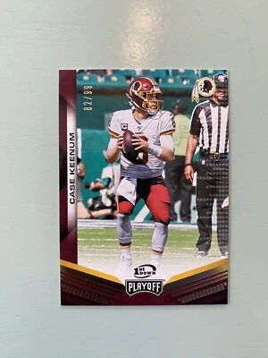 CASE KEENUM 2019 Panini Playoff 1st Down #110 Washington Commanders 82/99 - Image 1 of 3