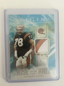 Parche de fútbol americano Rise to the Hall 2024 Panini Origins Anthony Muñoz #68/75 - Imagen 1 de 2