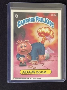 1987 Garbage Pail Kids OS7 Adam Boom 260a - Picture 1 of 2