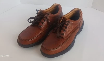  NUEVO Dr. Zapatos cómodos de cuero marrón castaño Stallion 8020 para hombre talla 9M Foto 1 de 4