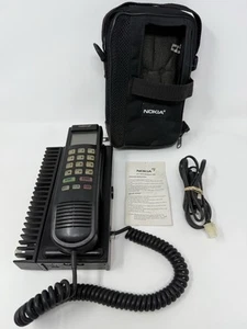 TÉLÉPHONE DE VOITURE PORTABLE NOKIA modèle M-11 vintage avec étui - Photo 1 sur 18