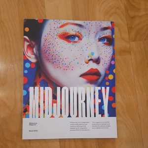 Midjourney Magazine Issue 1 March 2023 MJ AI Art Design Digital Artist VERY GOOD - Picture 1 of 4