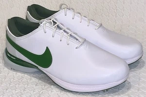 NIKE Air Zoom Victory Tour 2 White Treeline Green Golf Shoes Cleats Mens 13 14 - Picture 1 of 9