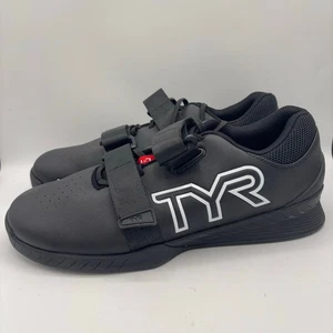 TYR L-1 Lifter Schuhe Herren Größe 13 schwarz weiß Gewichtheben Fitnessstudio Turnschuhe gebraucht - Bild 1 von 11